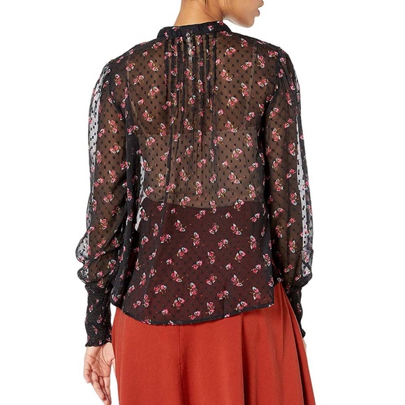 Free People Flowers in December Blouse - Picture 2 of 4